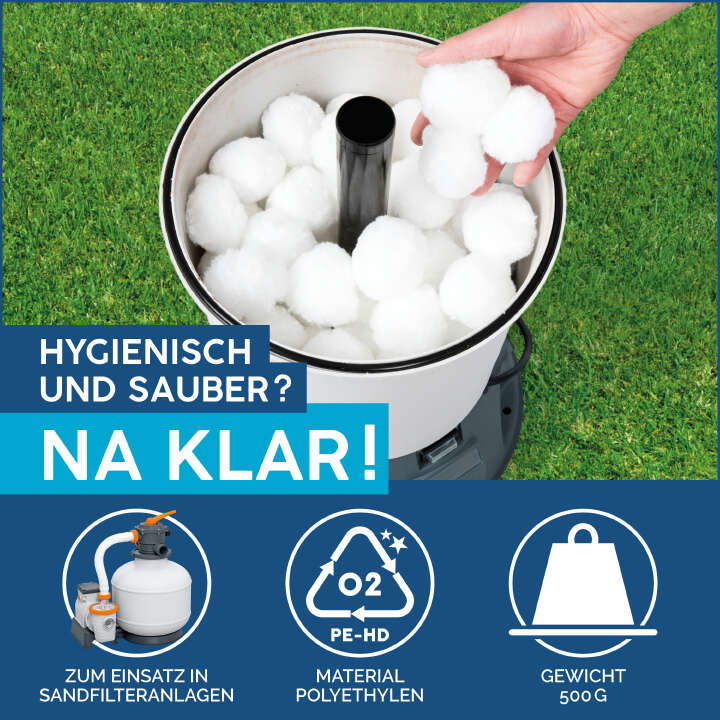 Bestway Polysphere Filterbälle für Sandfilteranlagen